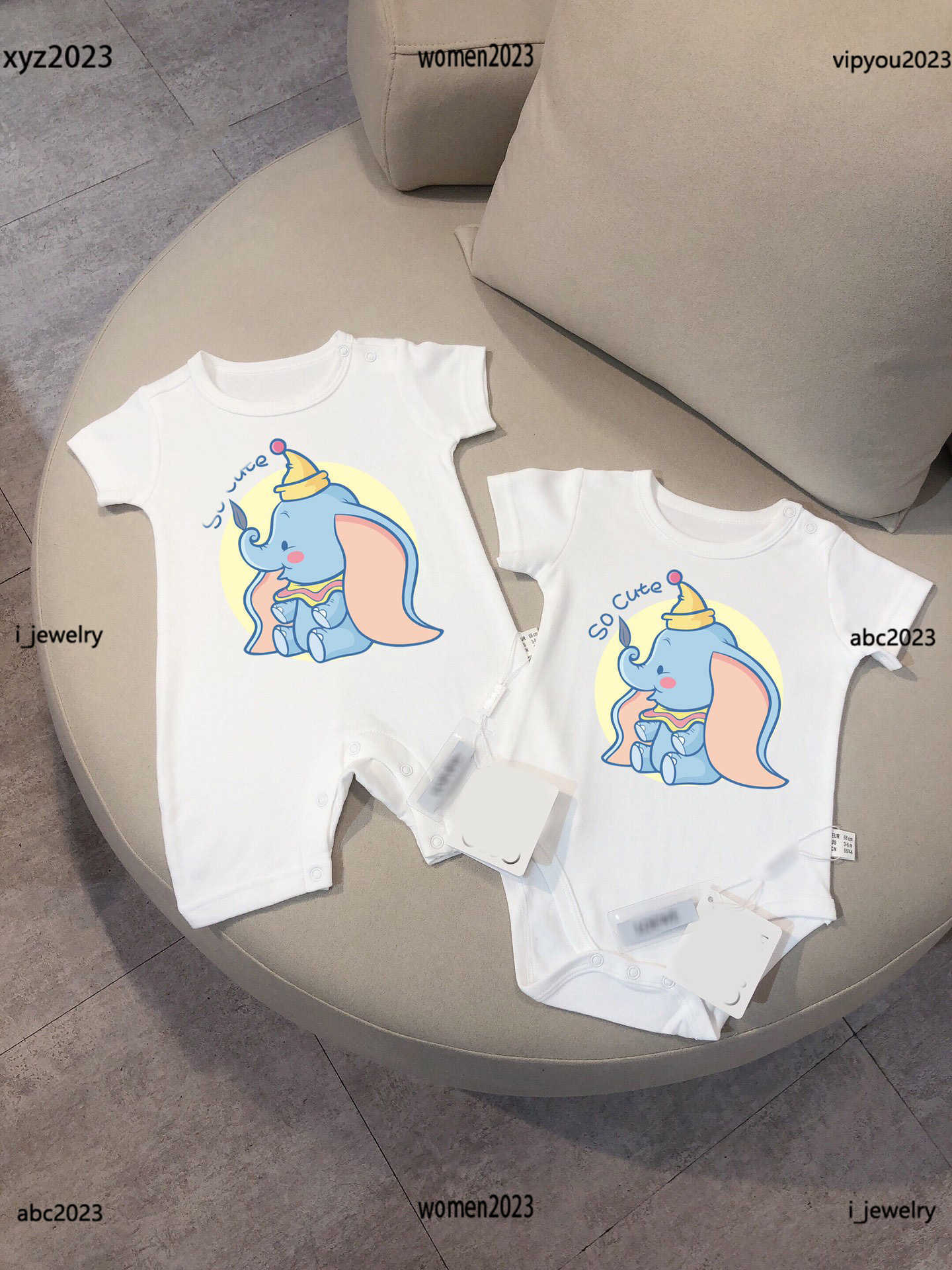 

luxury Baby bodysuit kids jumpsuits trottie rompers Size 59-90 Cartoon pattern printing Climbing suit New arrival #Multiple product, #1-no pants