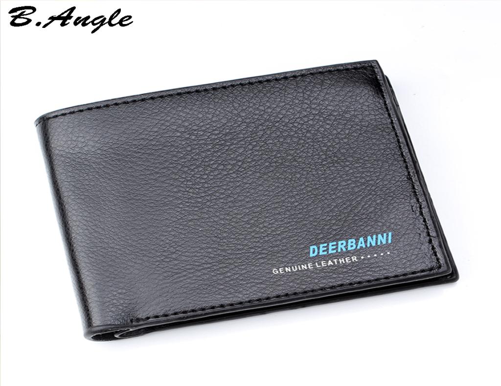 

High quality simple men wallets purses designer wallets famous brand card holder credit card holder pu leather ZQ110241903846, Brown