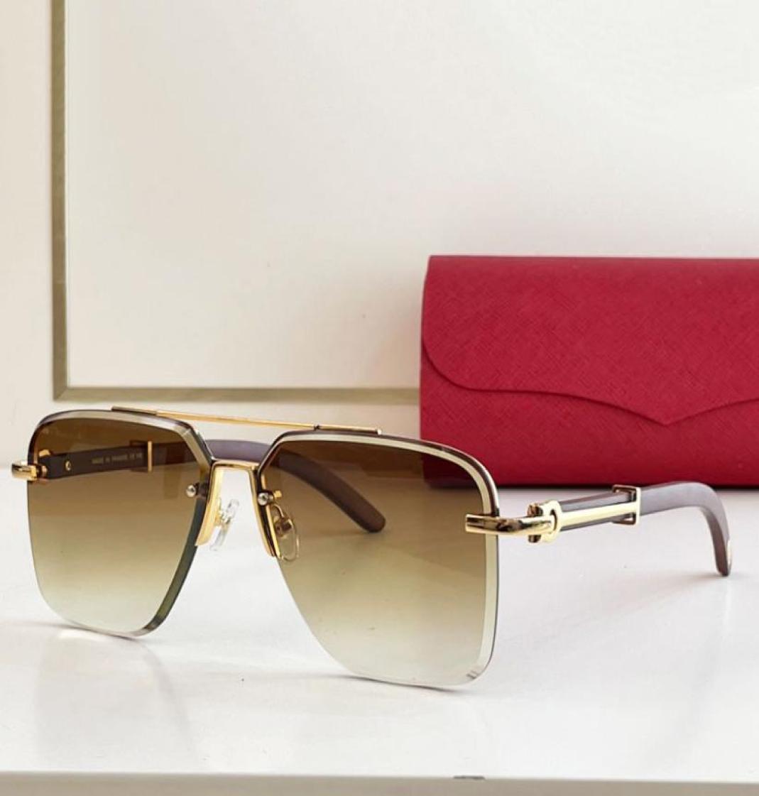 

Luxury Designer Sunglasses For Men Women Premium Square Trim Metal Sunglasses Classic Fashion Top Quality Goggles Driving Beach Ey4635663