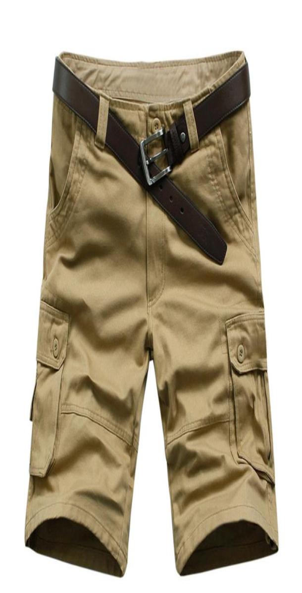 

Summer Men039s Army Cargo Shorts Cotton Loose Multi Pockets Baggy Tactical Shorts Work Breeches Bermuda Casual 465699048, Army green