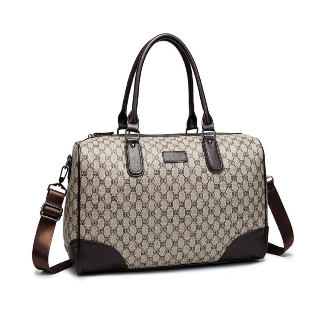 

Design Women Men Travel Duffle Bag Plaid Leather Waterproof Large Capacity Fitness Gym Boarding Bags Male luxurys Luggage Handbags2532484, Sky blue