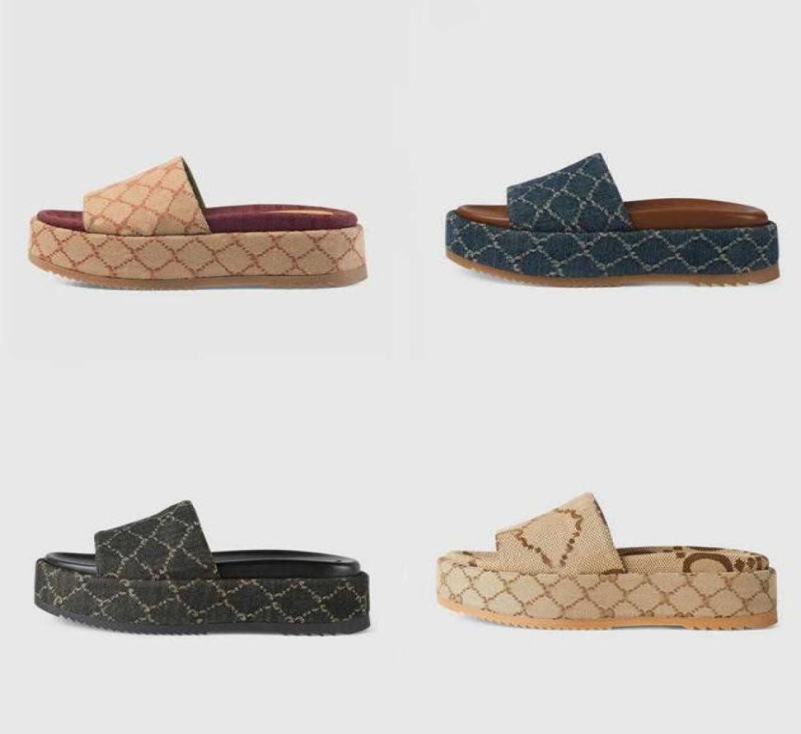 

Slide Designer Womens g Sandals Mens Slippers Flip Flops Luxury Flat Thick Bottom Embroidery Printed Jelly Rubber Leather Women Dr6636468, Nude
