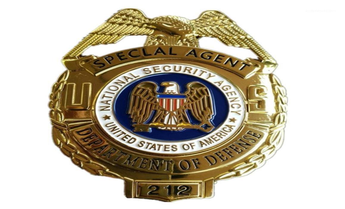 

United States Metal Badge Special Agent Detective Coat Lapel Brooch Pin Insignia Officer Emblem Cosplay Collection Film Show13644314