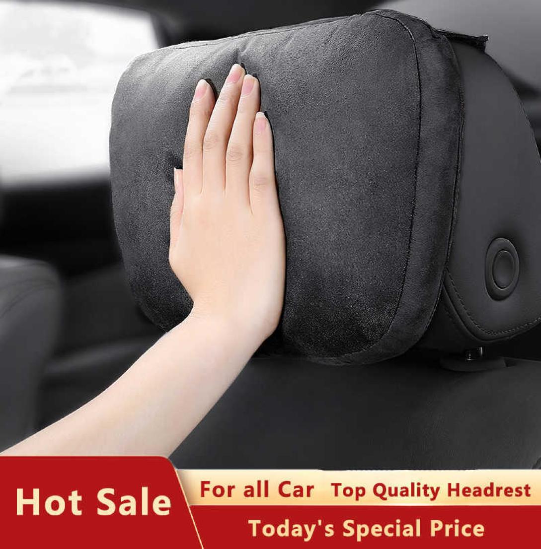 

Top Quality Car Headrest Neck Support Seat Maybach Design S Class Soft Universal Adjustable Car Pillow Neck Rest Cushion9028107