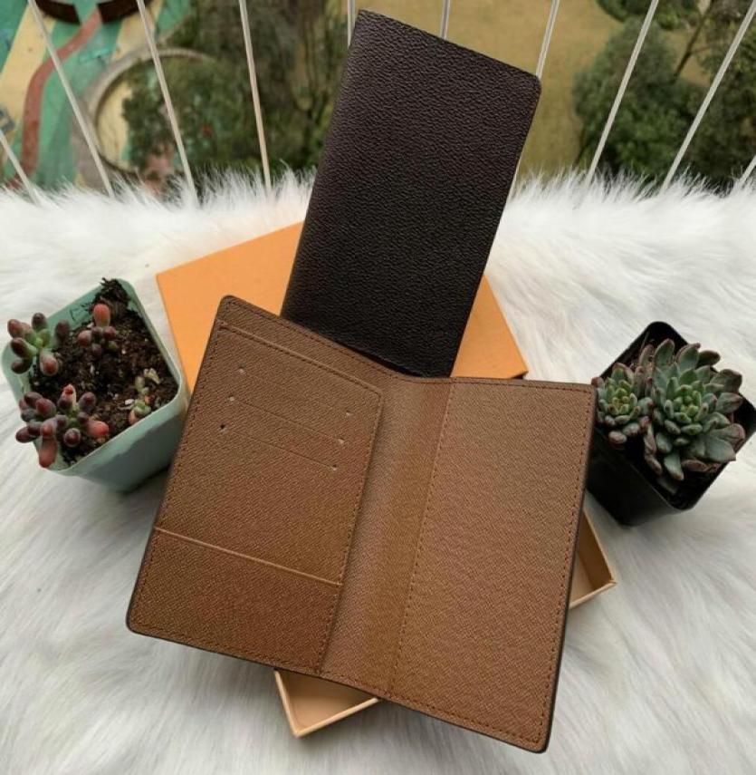 

With Box Mens Passport Wallet Men039s Card Holder Leather Women Purse Covers For Passports carteira masculina9394785, Gold