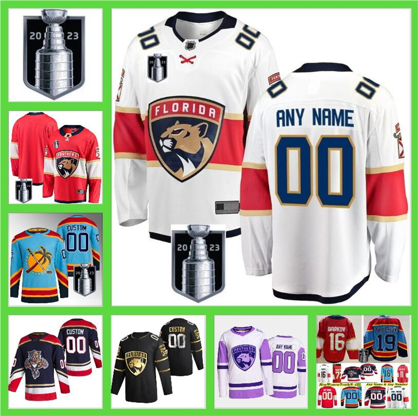 

Matthew Tkachuk Florida Hockey Jerseys Aleksander Barkov Carter Verhaeghe MNHLq Brandon Montour Gustav Forsling Hornqvist Josh Mahura Sam Bennett Anton Lundell, Color