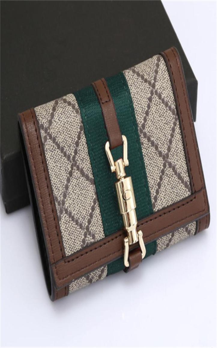 

Stripe Designers Purse Luxury Mens Wallet For Women Jackie 1961 Mini Card Holder High Quality Coin Purses4095097, Blue