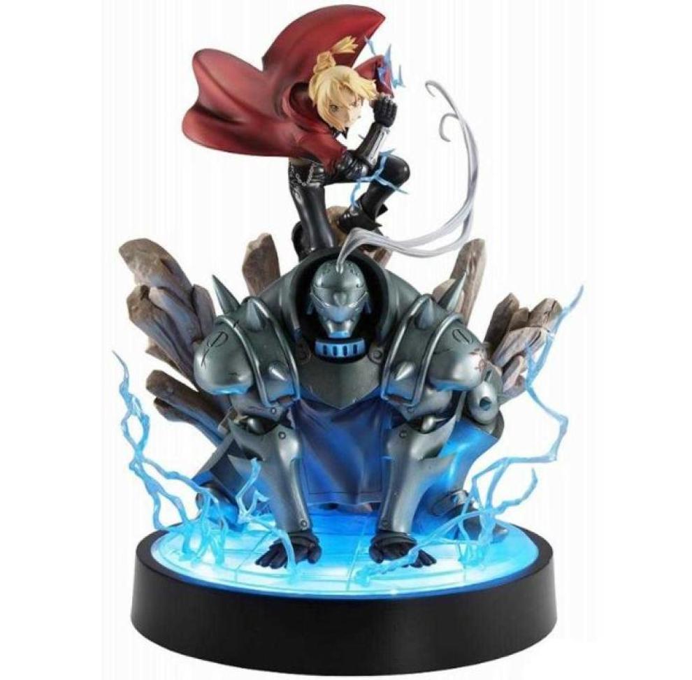 

Anime MegaHouse GEM Edward Elric Alphonse Elric PVC Action Figure Toy FULLMETAL ALCHEMIST Adult Collection Model Doll Gifts Q078866490, Fluorescent yellow