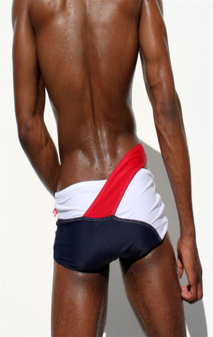 

Sexy Swimwear Men Swim Trunks Low Waist Belt Swimsuit Swimming Suit For Men Beach Wear Shorts Briefs Gay 2017 Badehosen Herren Y193586427, Black