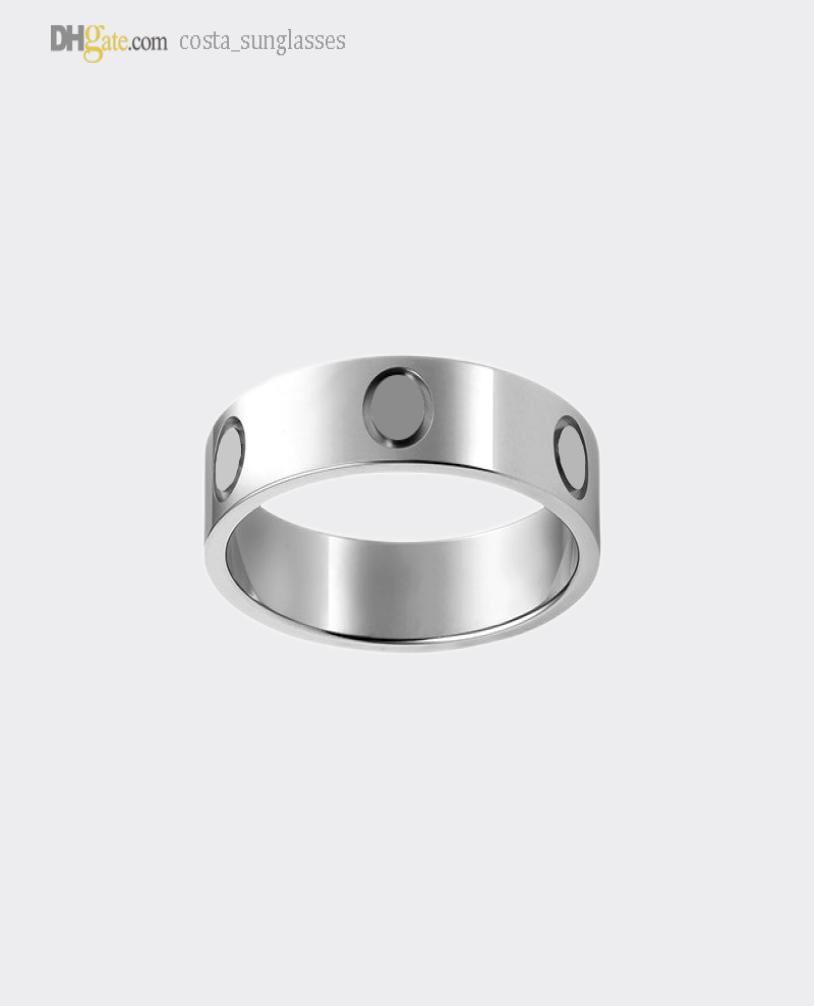 

Designer Rings Love Ring Carti Band Ring Silver WomenMen Luxury Jewelry Titanium Steel GoldPlated Never Fade Not Allergic 456m5980247