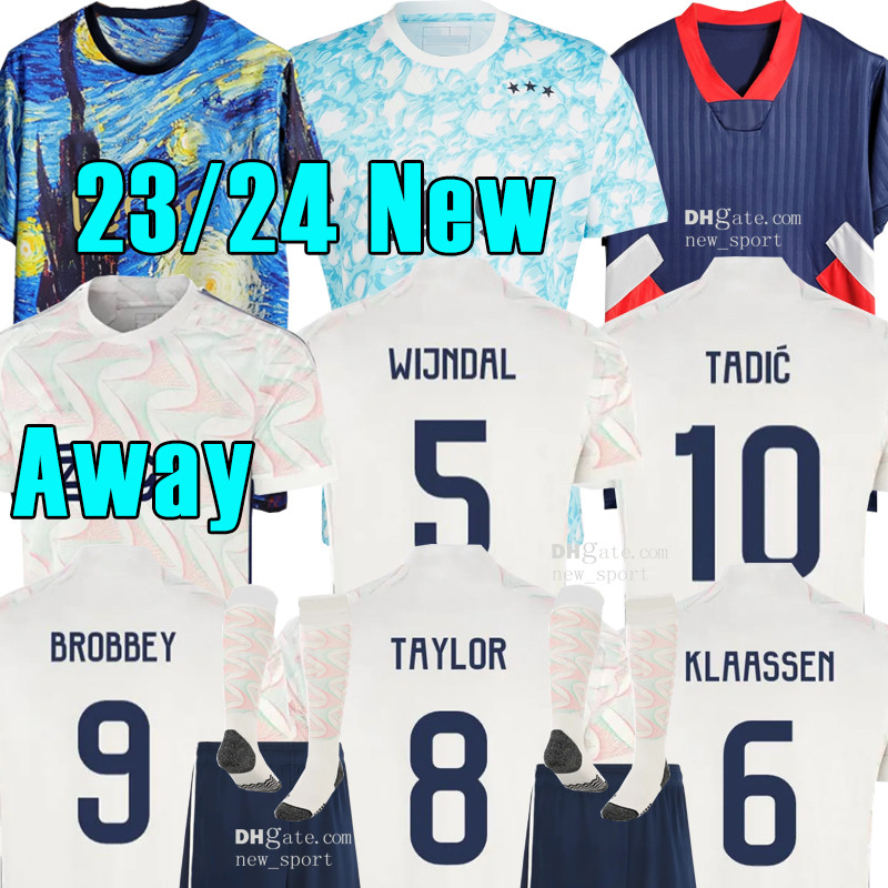 

4XL 23 24 TADIC Soccer Jerseys BASSEY BERGHUIS aJaXs Third black Kit KLAASSEN BERGWIJN MARLEY 2023 2024 away men kids uniforms CRUYFF training football shirts, 23 24 away kit+scoks