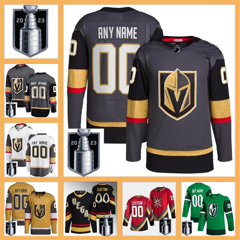 

2023 Stanley Cup Jerseys Custom Vegas Golden Knights Hockey NHLVd Jack Eichel Mark Stone William Karlsson Alex Pietrangelo Jonathan Marchessault Shea Theodore, Color