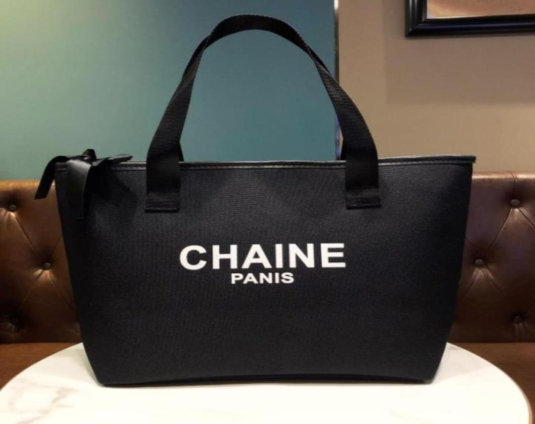 

Fashion Simple shoulder large capacity cosmetic bag portable shopping fashion office linen solid color Mommy handbag5030685, White