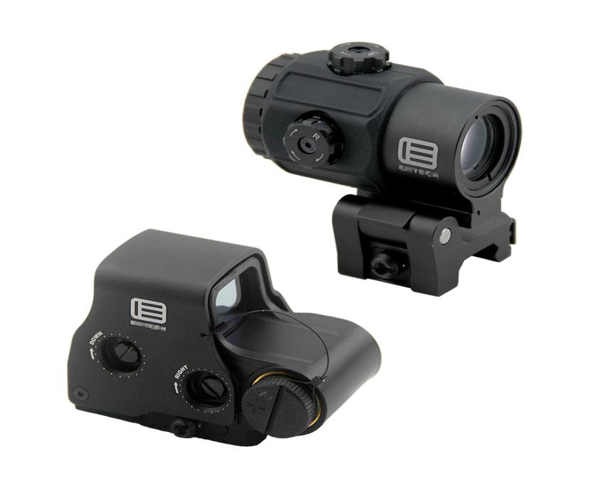 

Tactical Accessories 558 Holographic Red Green Dot Scope With G43 Magnifier Combo Hunting Rifle 558 Tdot Sight and 3X Magnificati8806521