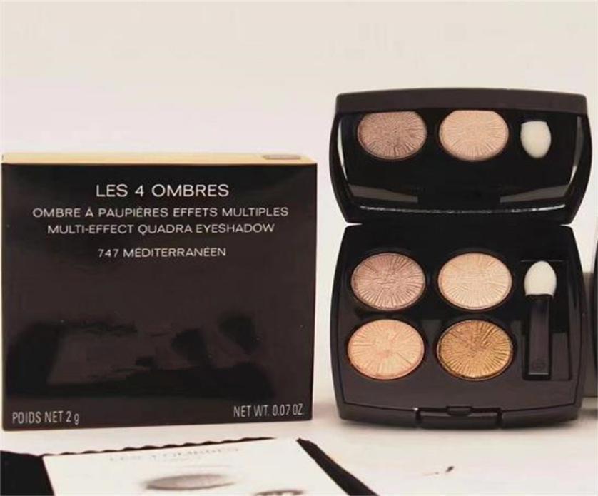 

New Luxury Brand Makeup Eye shadow 4 Colors With Brush 6 Style Matte Eyeshadow shadows palette and nice quality fast ship9271061, Mixed color