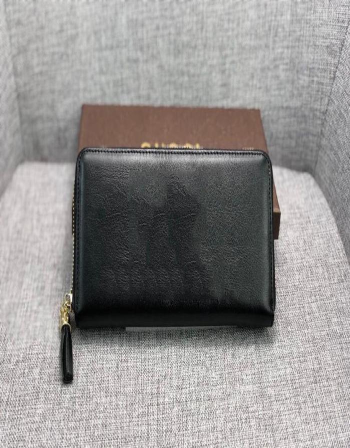 

Classic High quality Designer Wallet purse Coin Purses Zipper Wallets Fold Card Holder Passport Holders Key Pouch ship4033552, Black