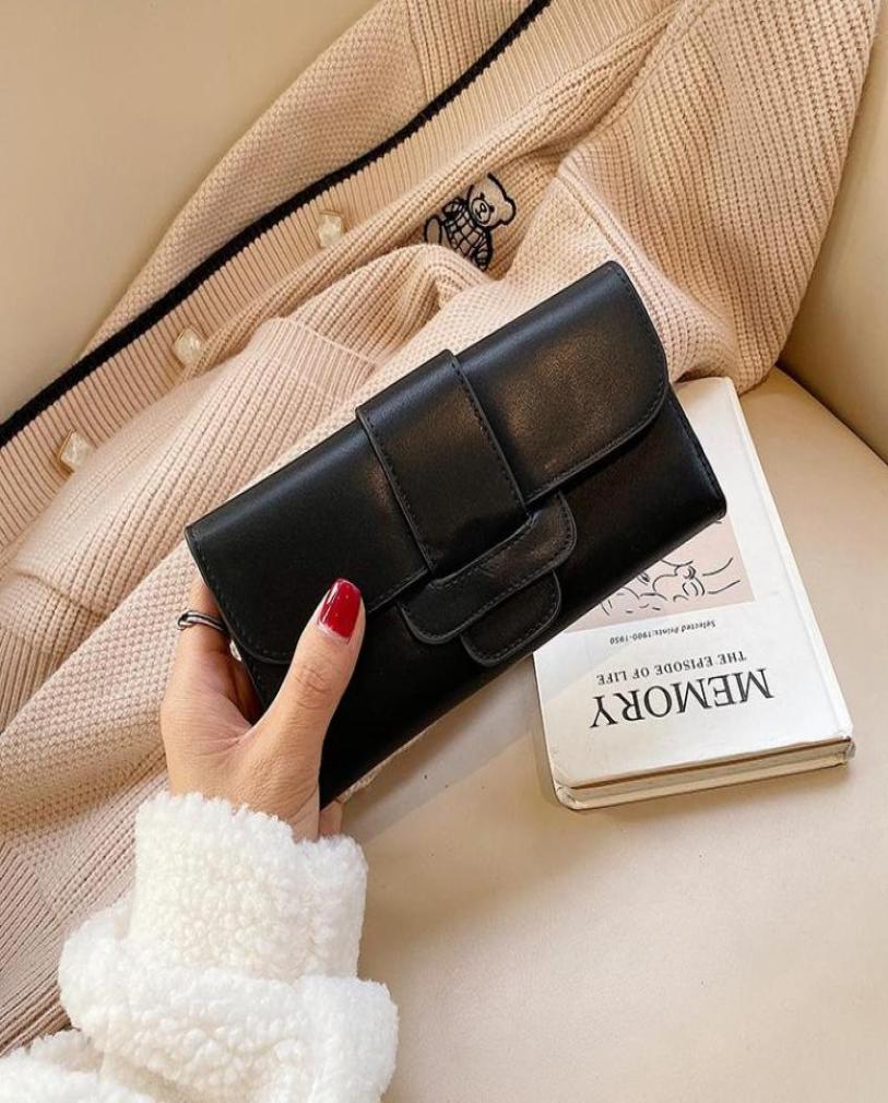 

Evening Bags 2021 Designer Leather Women Wallet Hasp Small And Slim Coin Purse Wallets Cards Holders6717921, White