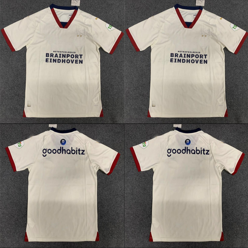 

23 24 Eindhoven Away Soccer Jerseys 2023 2024 Hazard FABIO Silva soccer jersey Men Football Uniform, 23/24;home