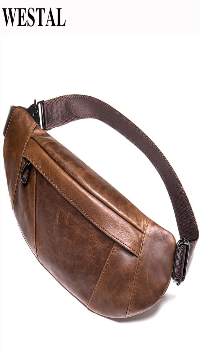 

WESTAL men039s belt bag genuine leather waist pack male fanny pack man belt pouch running hip bags cellphone bag men039s wai7324000, Multi