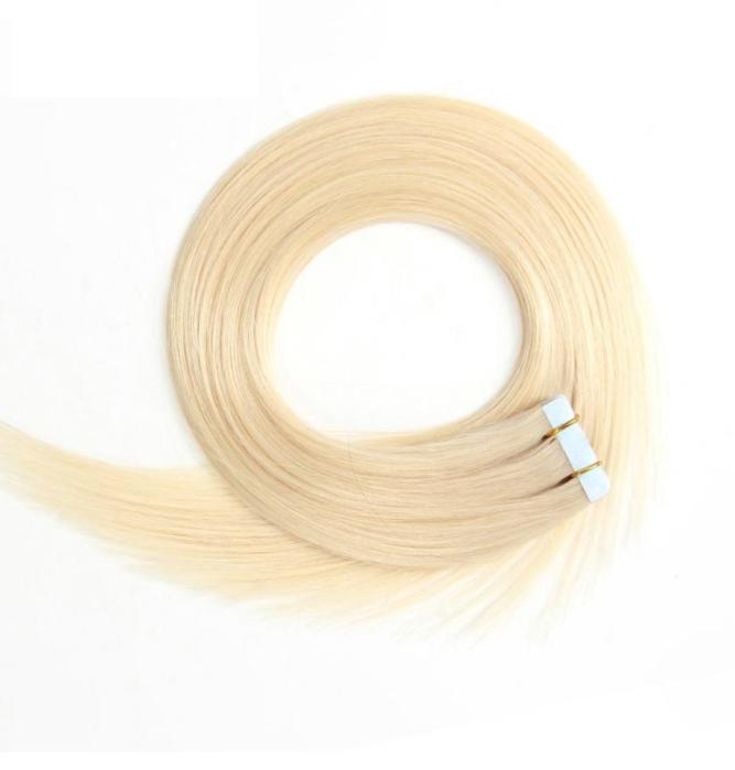 

Malaysian Peruvian Brazilian Inaian Hair Tape In Human Hair Extensions 100g 40pcs Mac Makeup Extensions De Cheveux For Women2515217