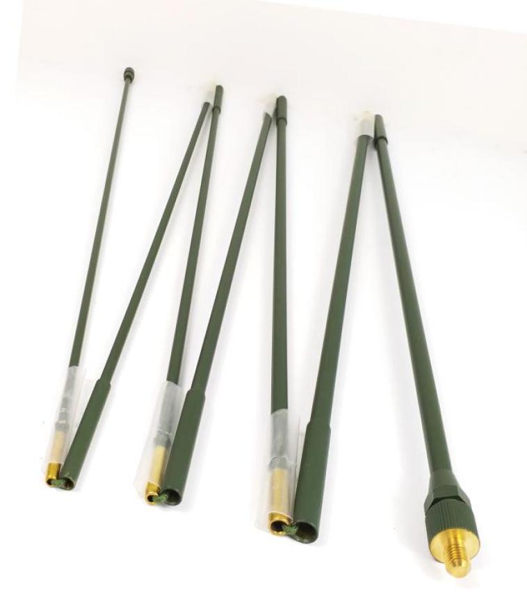 

HF Manpack Collapsible 7 Element Whip Antenna 285 CM Length Receiving radio signal transmission3185056, Green