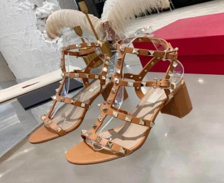 

Women Leather Stud Sandals Platform Sandals Summer High Heels Rivets Shoes Genuine Leather Ladies Sexy Party Shoes3187550, Red