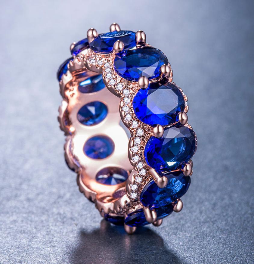 

Rose gold rings Diamond ring Luxury jewelry Topaz crystal Emerald Moissanite Sapphire ring costume jewelry emerald ring B1092 20119564995