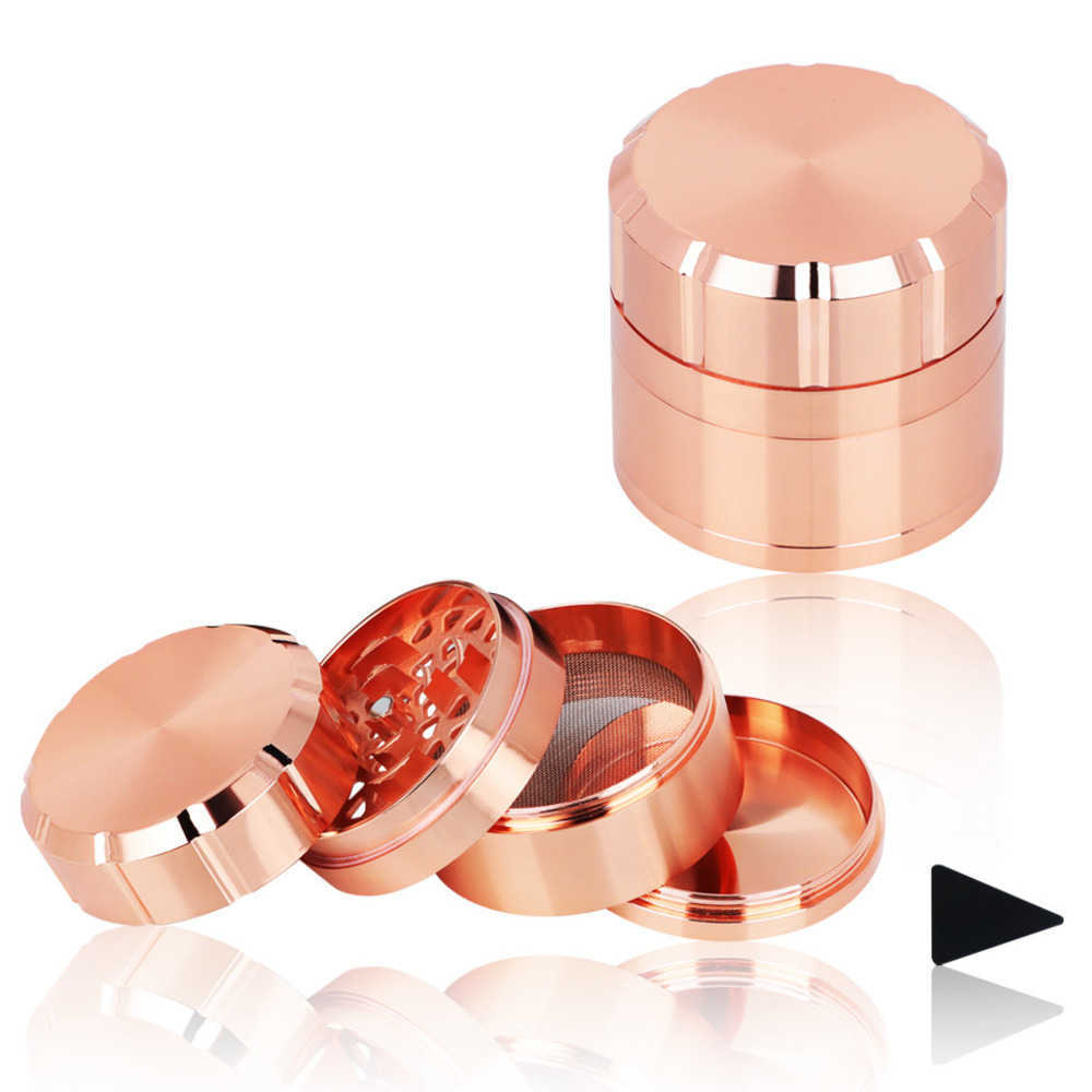 

Creative design grinders four part 63mm zinc alloy Cigarette herb crusher
