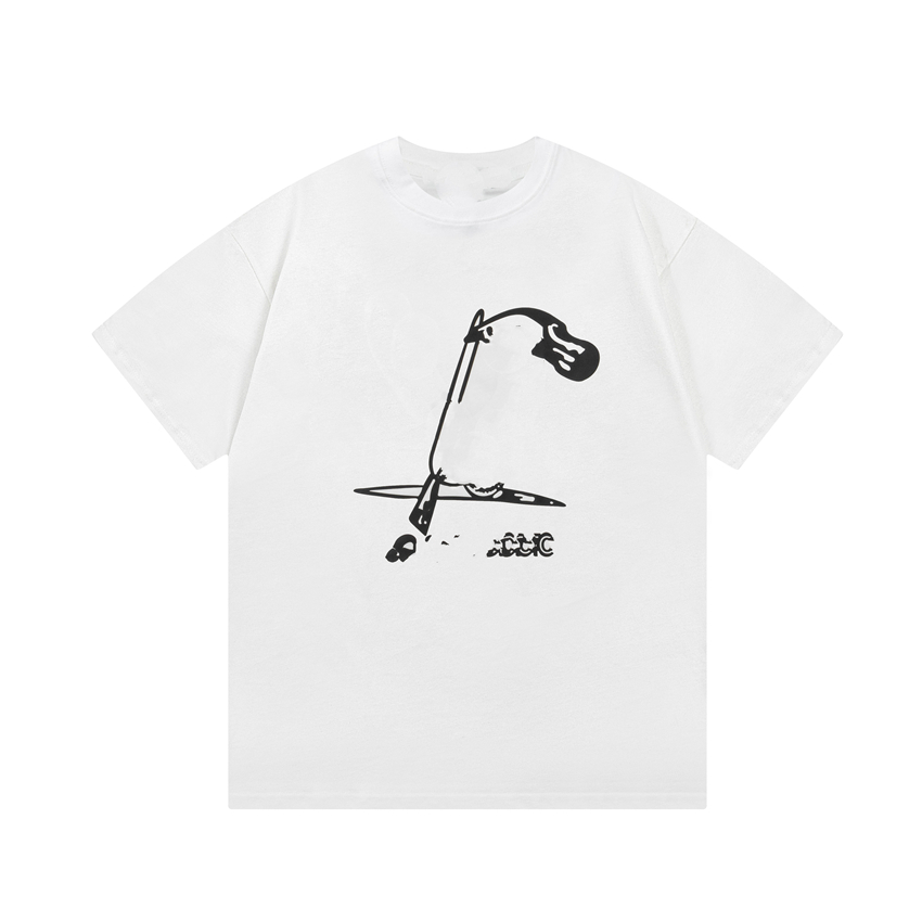 

Men' T-Shirt 2023 Fashionable Men' T-Shirts Lvity cotton anti-wrinkle printed alphabet couple Viutonity casual wear student short sleeve 033-04