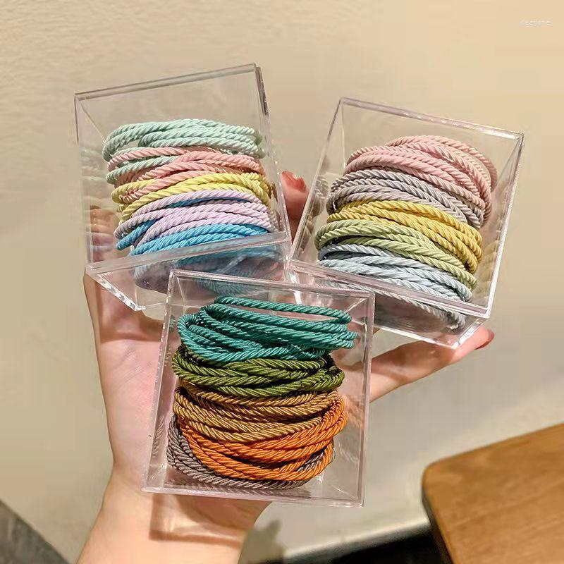 

Hair Accessories 50 Pcs/set Elastic Bands For Kids Girls Gum Colorful Rubber Scrunchie Ponytail Holder Ties Headdress