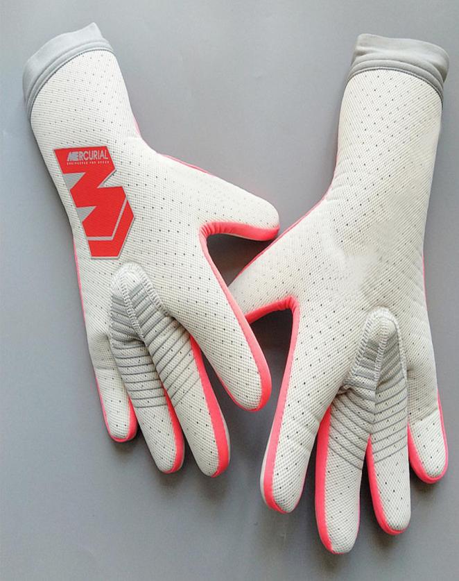 

2019 new high quality Thickened football goalkeeper gloves soccer gloves latex palm gloves9022360, White