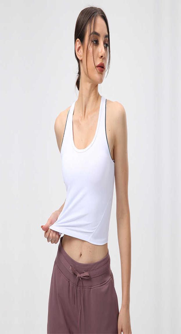 

Yoga Vest Women039s Tank Tops Tight High Elastic Back Fitness Top Running Fitness Gym Clothes Women Underwears1286056, Black