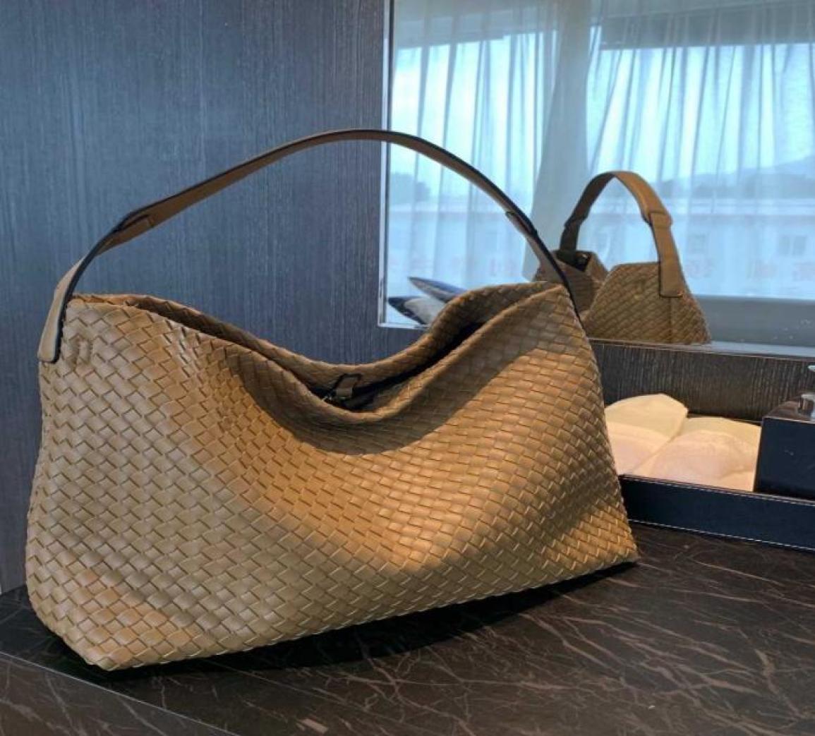 

Bottegas Bag Venetas Arco Tote 2022 autumn and winter new heavy industry woven women039s bag large capacity temperament tote so5240226, Khaki
