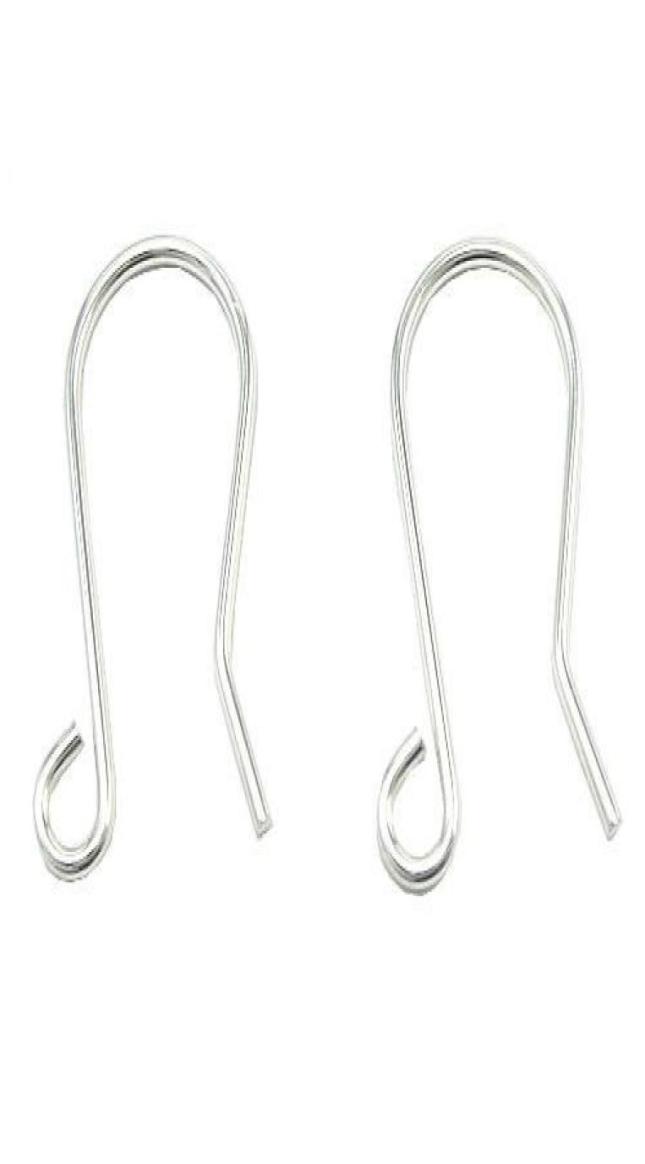 

10pairslot 925 Sterling Silver Earring Hooks Findings Components For DIY Craft Jewelry 75X15mm WX1399428220