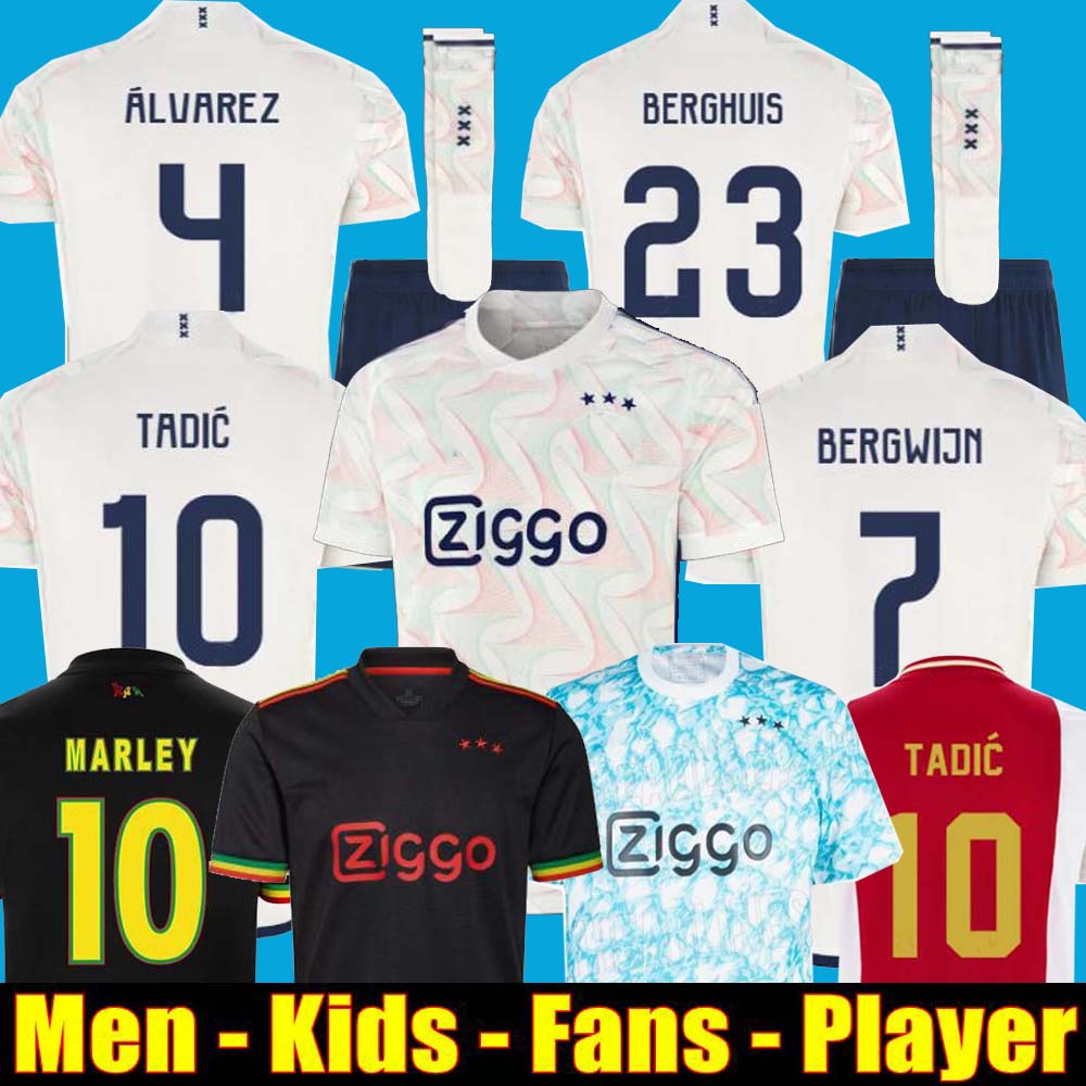 

TADIC 23 24 Soccer Jerseys BASSEY BERGHUIS Third black Kit KLAASSEN BERGWIJN MARLEY 2023 2024 away football shirts men kids uniforms CRUYFF KUDUS AJAXS BROBBEY, Home adult patch
