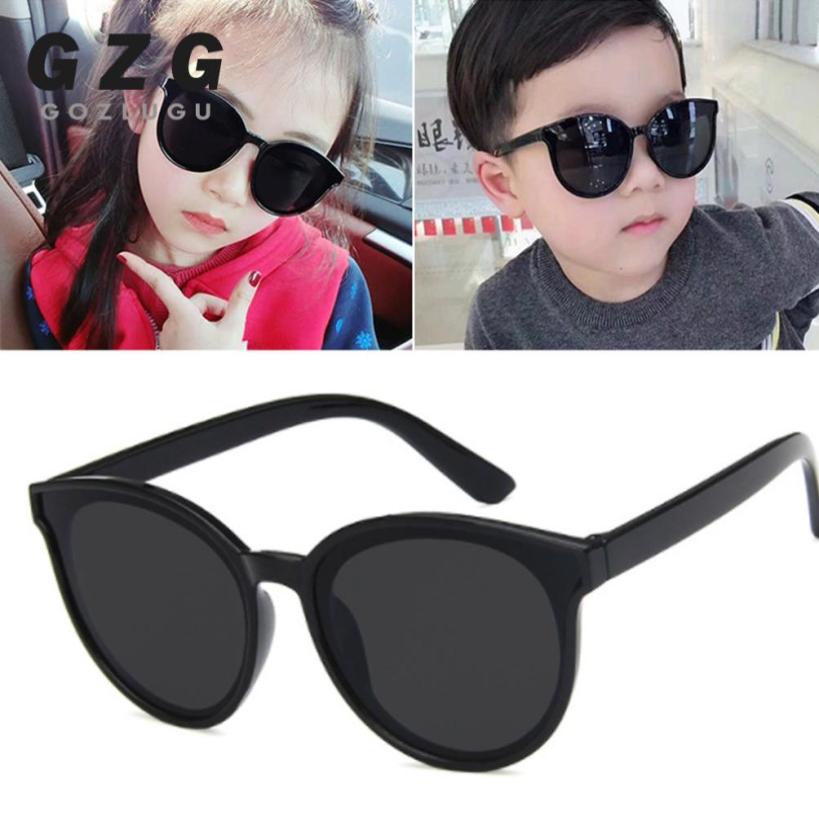 

2019 New Boys Girls Kids Round Sunglasses Brand Children Mirror Sun Glasses 100UV Protection Children Gift D3134015834