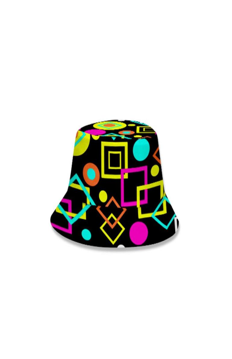

3D Geometry fisherman hat adult and kids spot supply basin hat for couple student sun visor in summe bucket hat 3D print5667230, Pink