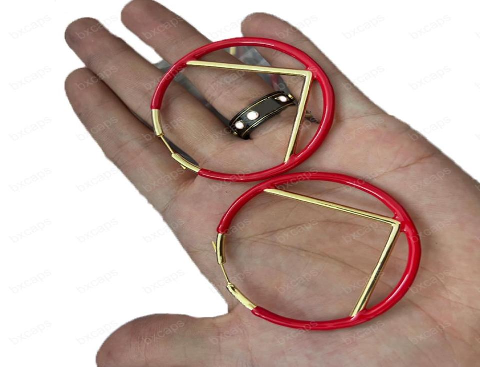 

Top Quality Hoop Designer Earrings Big Circle F For Women Earring Luxurys Designers Colorful Stud Earrings Gift D2112205Z3744613