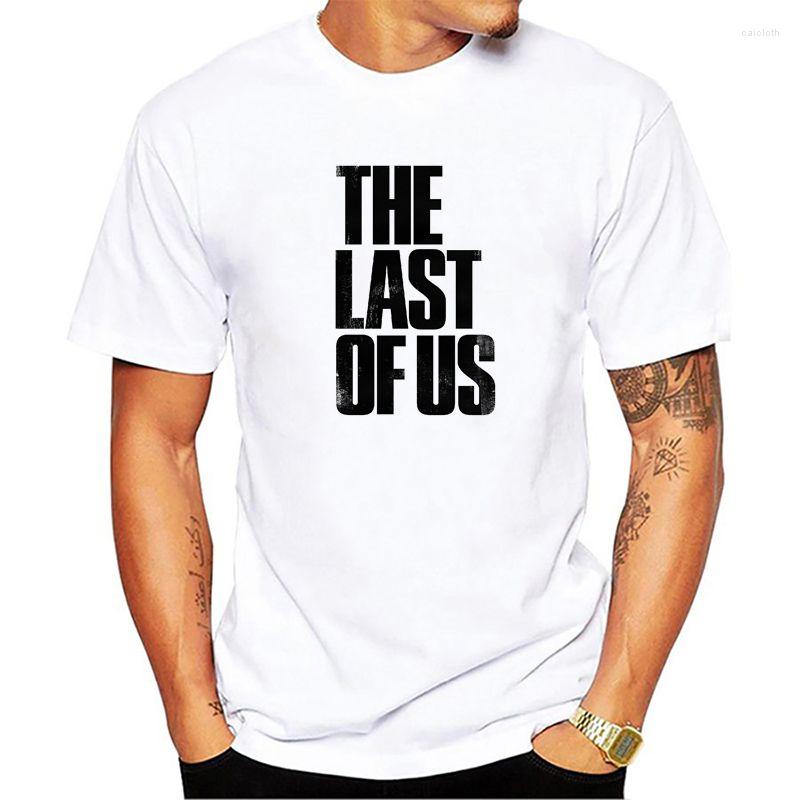 

Men's T Shirts Character Shirt Men The Last Of Us Casual Man White Tee Letters Tops Hipster Clothing