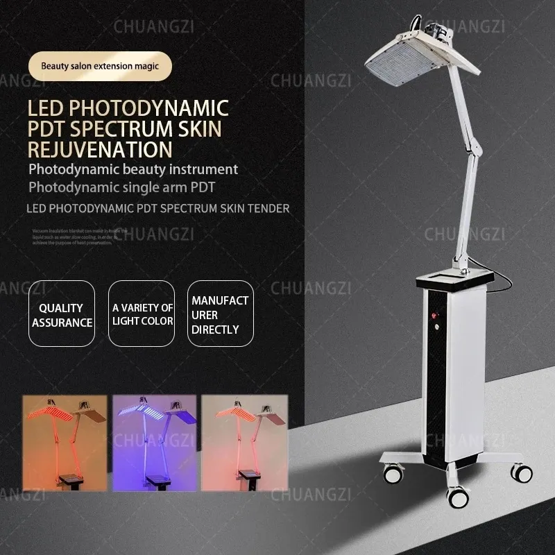 

PDT Beauty Machine Skin Tightening and Wrinkle Removal Anti-aging LED Light Therapy with CE 7 Functions for Salon