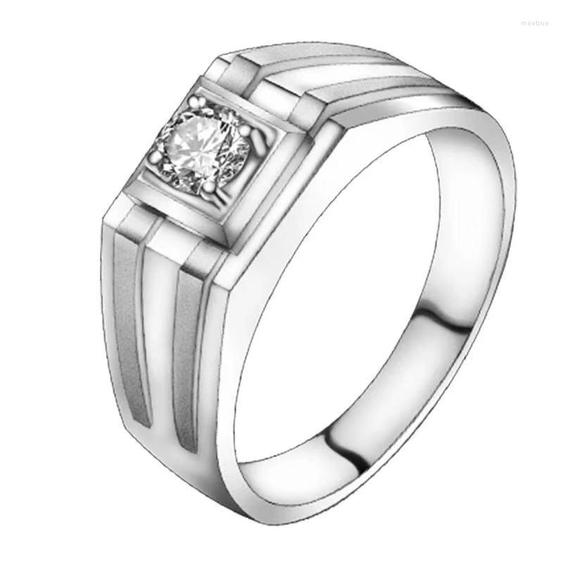 

Cluster Rings YH Chiba Men's Diamond Ring Personality Adjustable Opening Imitation Dominant Fashion Single