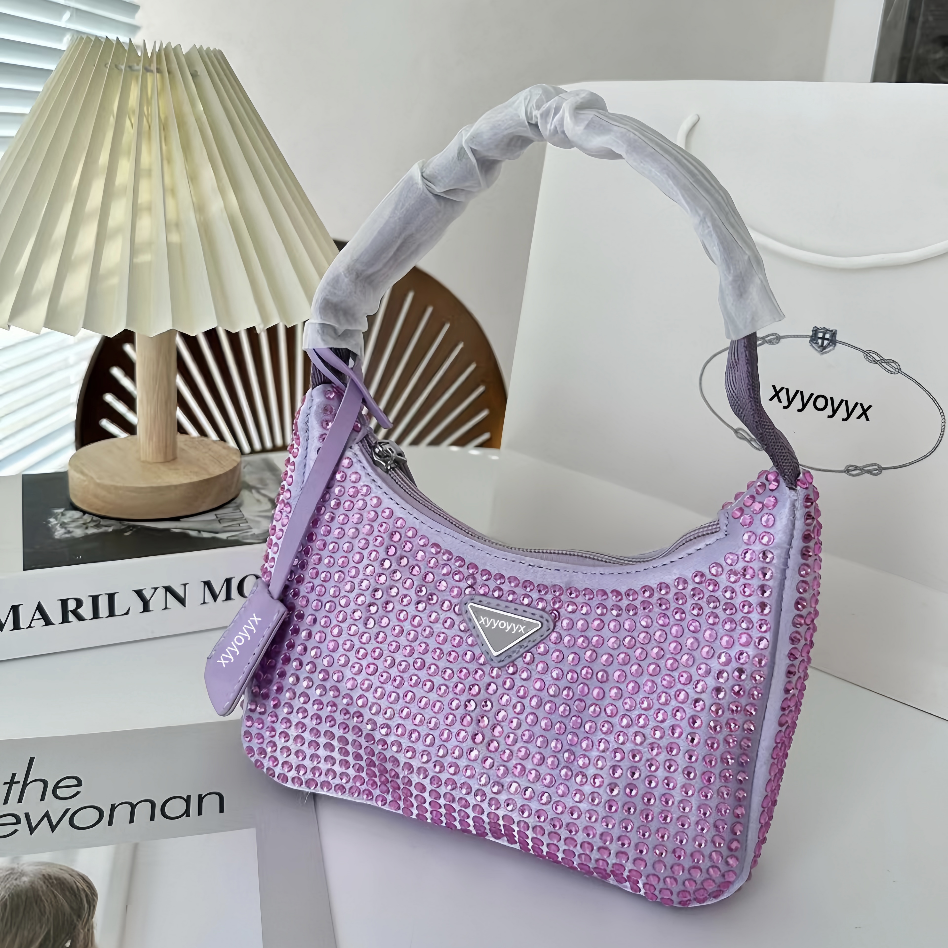 

luxurys handbags designer tote artsy top Quality designer bag Dot Artwork Genuine Leather Diamond Beads shoulder bags luxurys designer bags designer women bag, 08