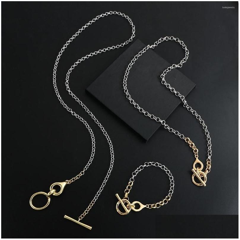 

Chokers Choker Lifefontier 2023 Classic Ot Clasp Chain Necklaces For Women Y2K Punk Hip Hop Geometric Clavicle Pendant Jewelry Gifts Dhr58