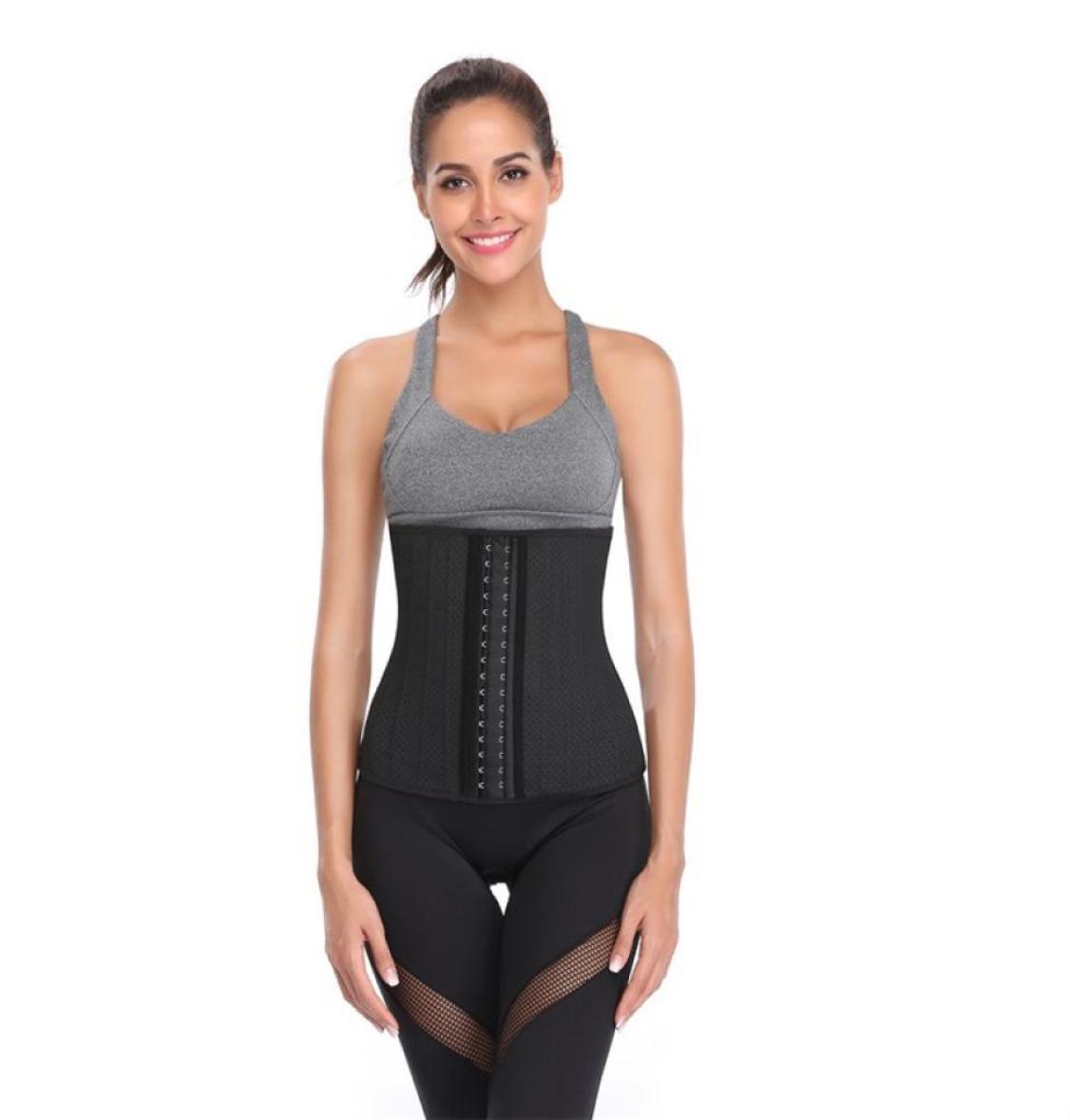 

Comfortable and Breathable Latex Waist Trainer Corset Tummy Shapewear 25 Steel Bones Slimming Body Shapers Sculpting Girdle3625134, White