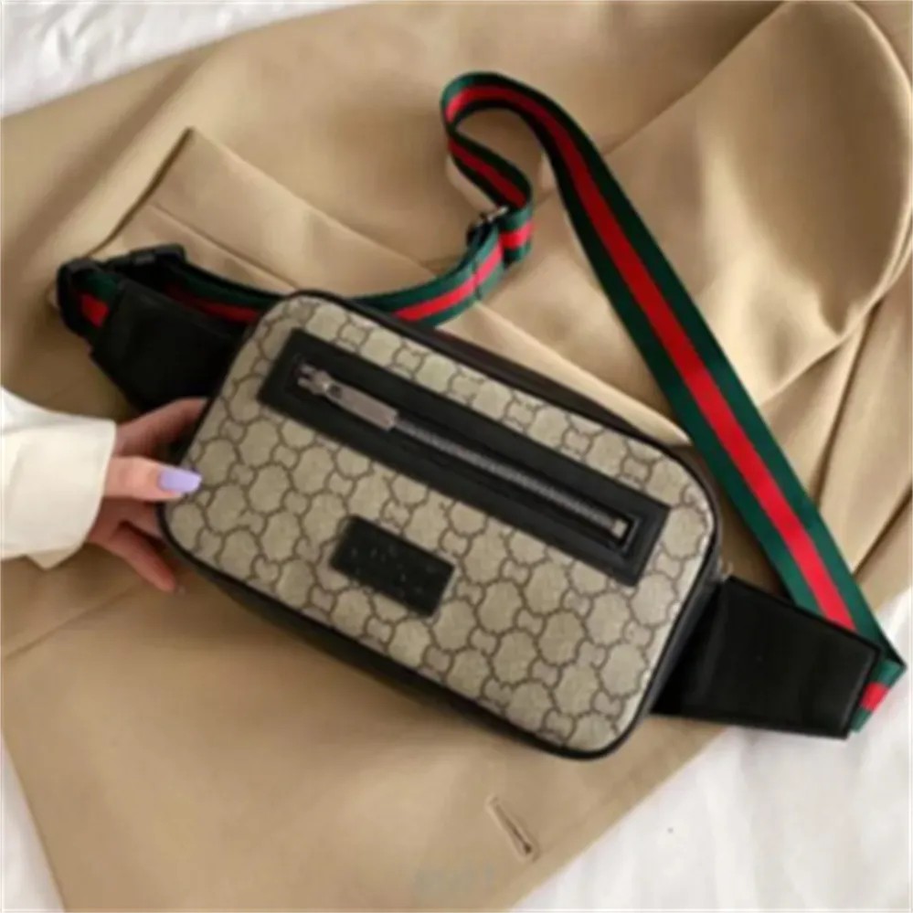 

Top Quality Men's Waist bags chest bag leather soft perfect craftsmanship marsupio rionera Wholesale Fashion Women Bags, Khaki