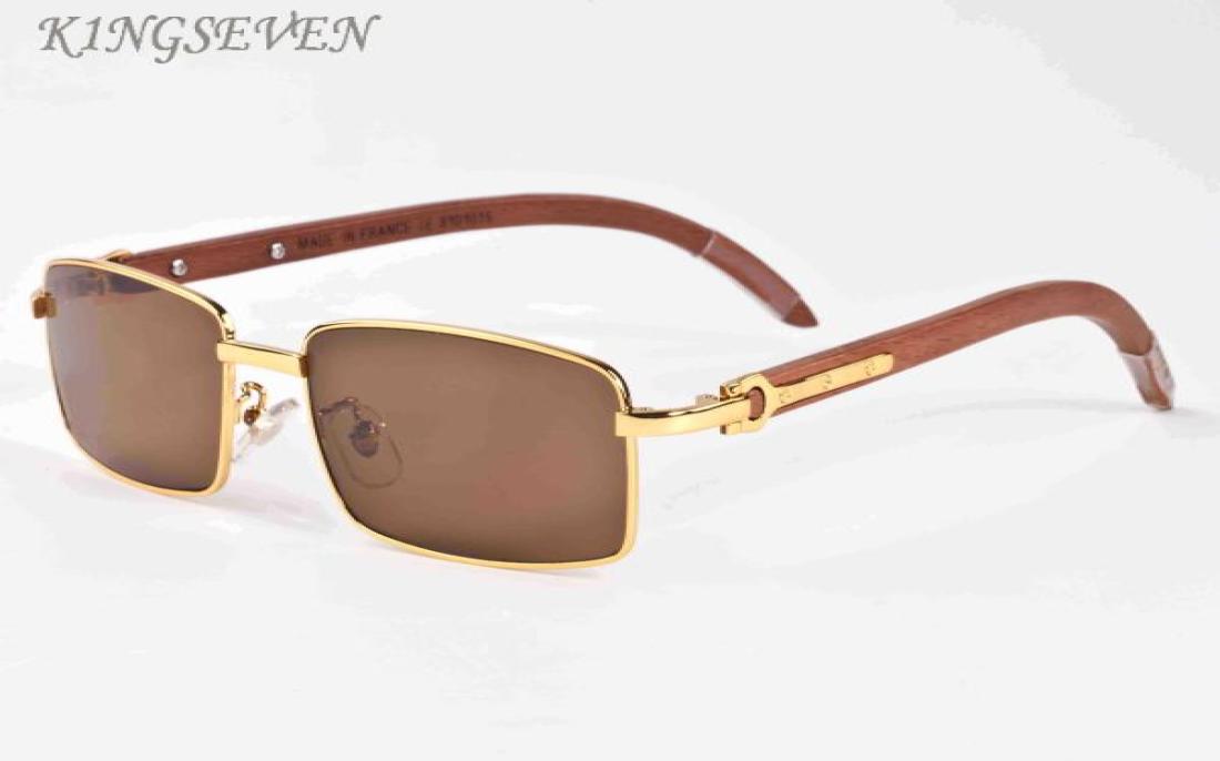 

high quality buffalo horn glasses for womens fashion mens sunglasses bamboo wood sunglasses full frame gold silver metal frame cle7580487