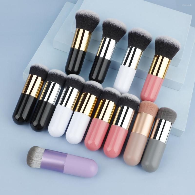 

Makeup Brushes RANCAI Chubby Pier Foundation Brush Flat Cream Professional Cosmetic Make-up