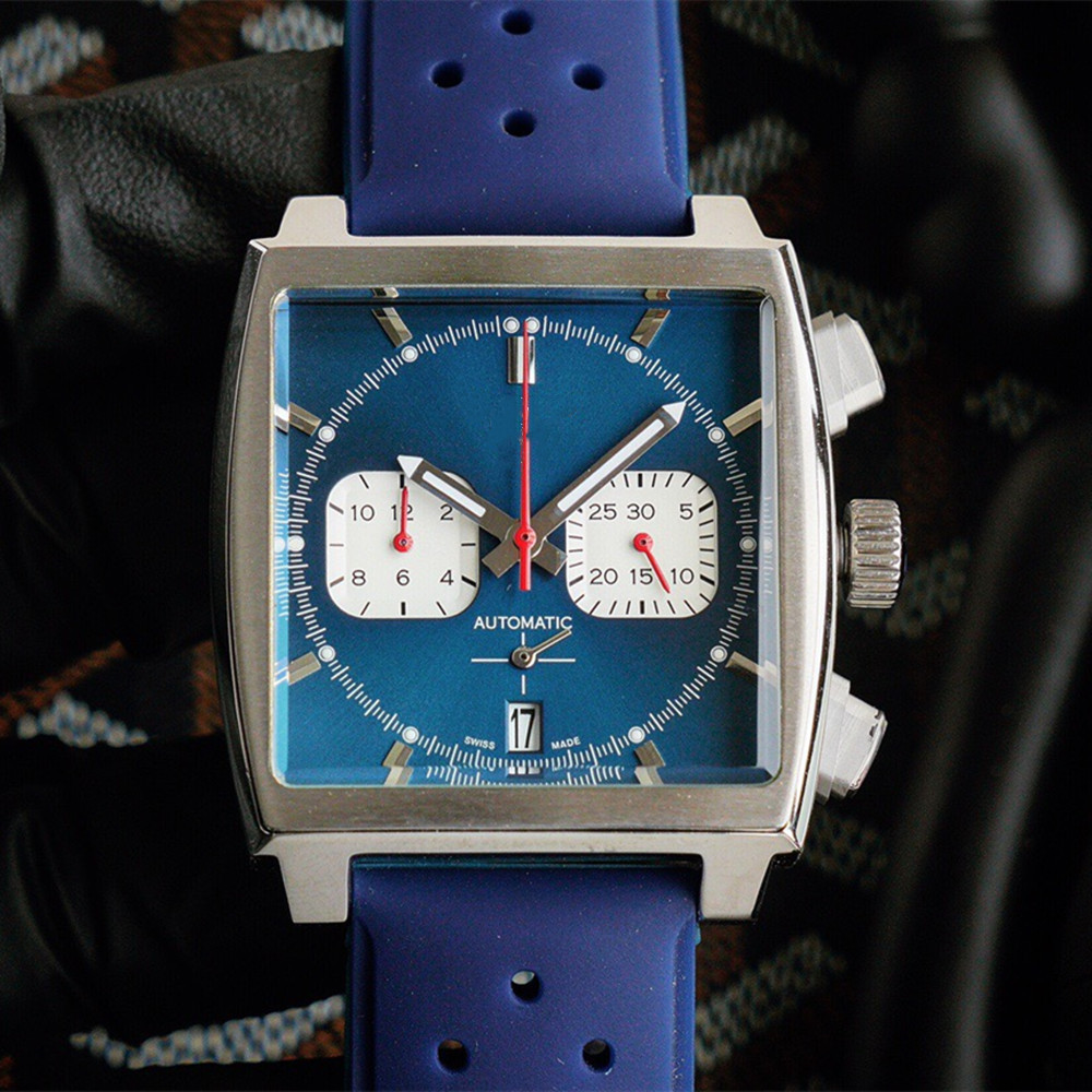 

AAA 3A Quality Band Watches 39mm Mens With Gift Box Quartz Chronograph Movement Sapphire Crystal 01