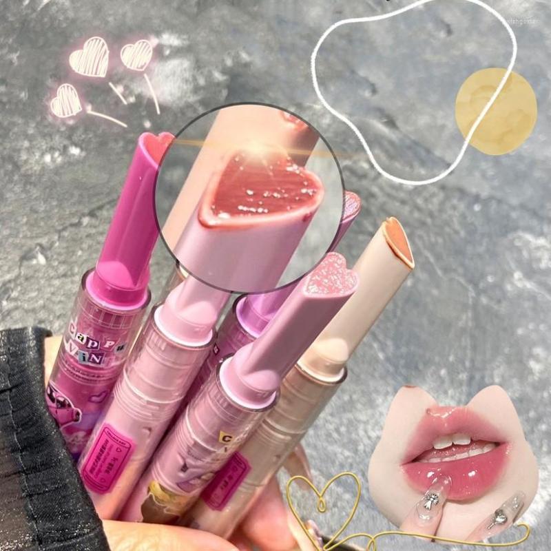 

Lip Gloss FLORTTE Love Heart Lipstick Pen Mirror Watergloss Waterproof Glaze Moisturizing Jelly Beauty Korean Cosmetics, A04