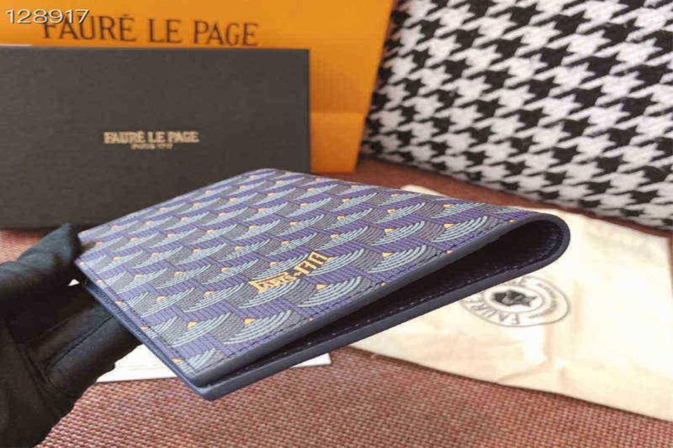 

Designer wallets Faur Le Fashion Passport Clip Bag Men s and Women s Cowhide Page Wallet Bag 2208033710514, Blue